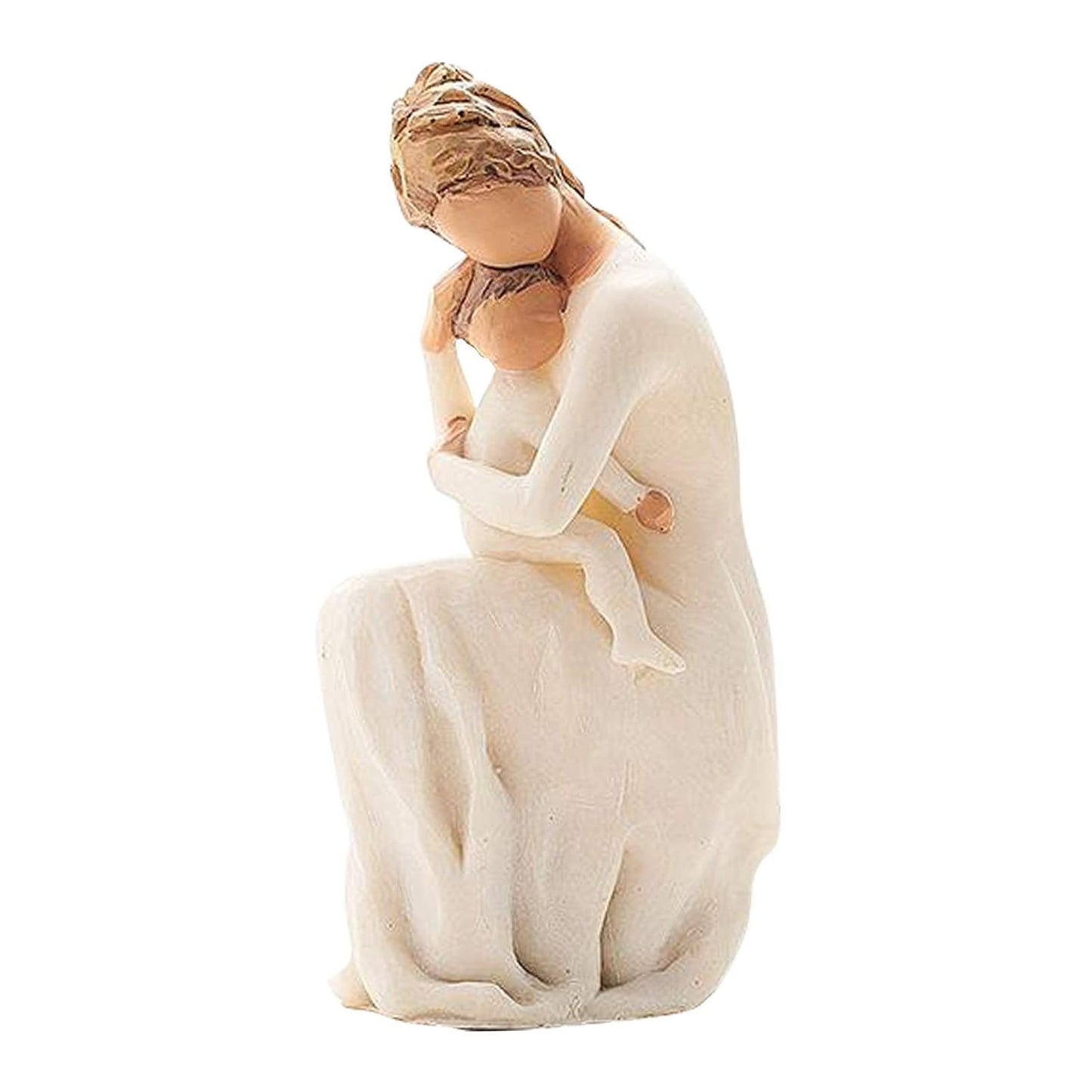 Nordic Style Resin "Child of My Heart" Figurine – Minimalist Scandinavian Home Decor