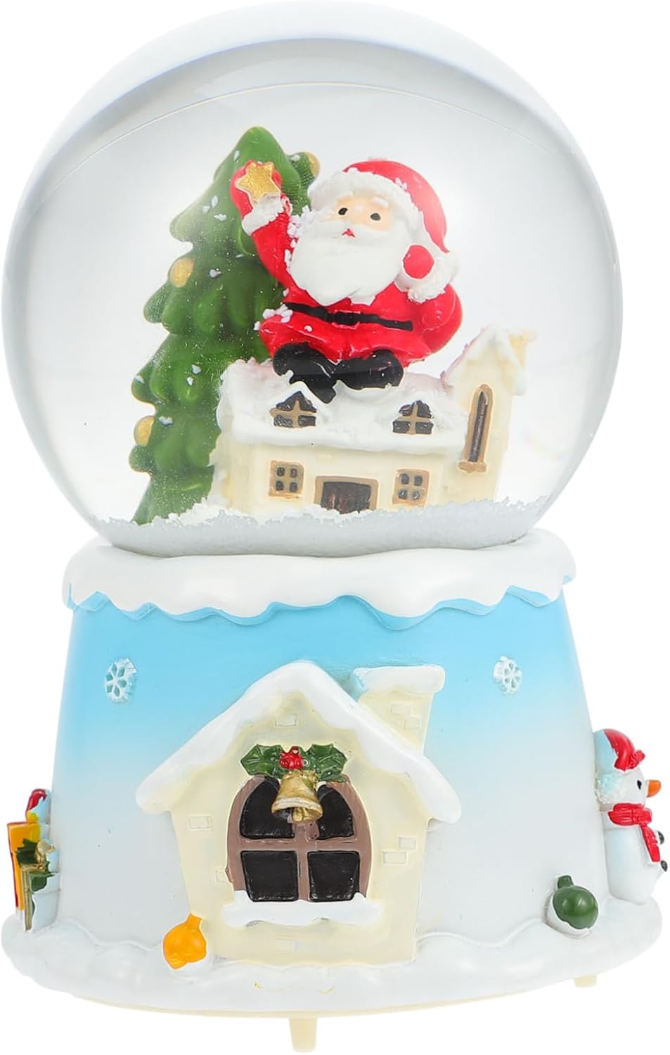 Christmas Full Crystal Ball Creative Music Box Decoration