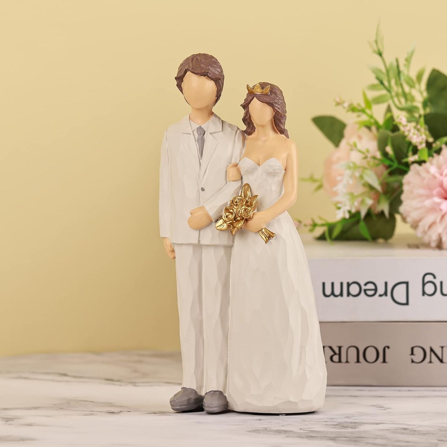 Creative Happy Character Marriage Decoration Figurine Statue