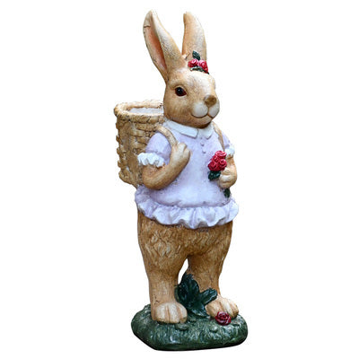 Flower Pot Decoration Rabbit Creative Cute