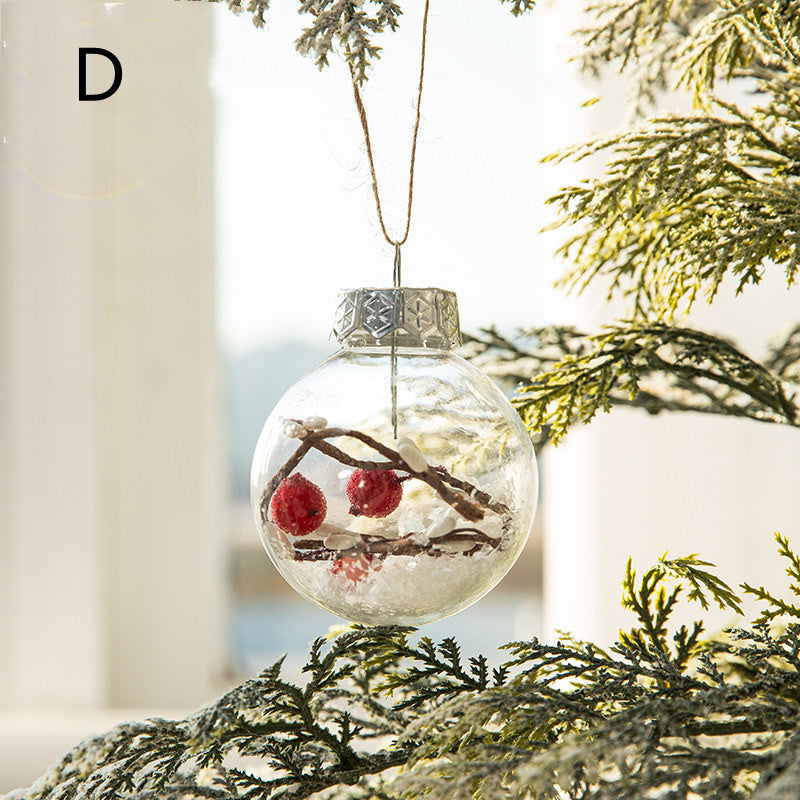 Décorations de sapin de Noël du Nouvel An Boules en plastique mixtes peintes en poudre dorée brillante