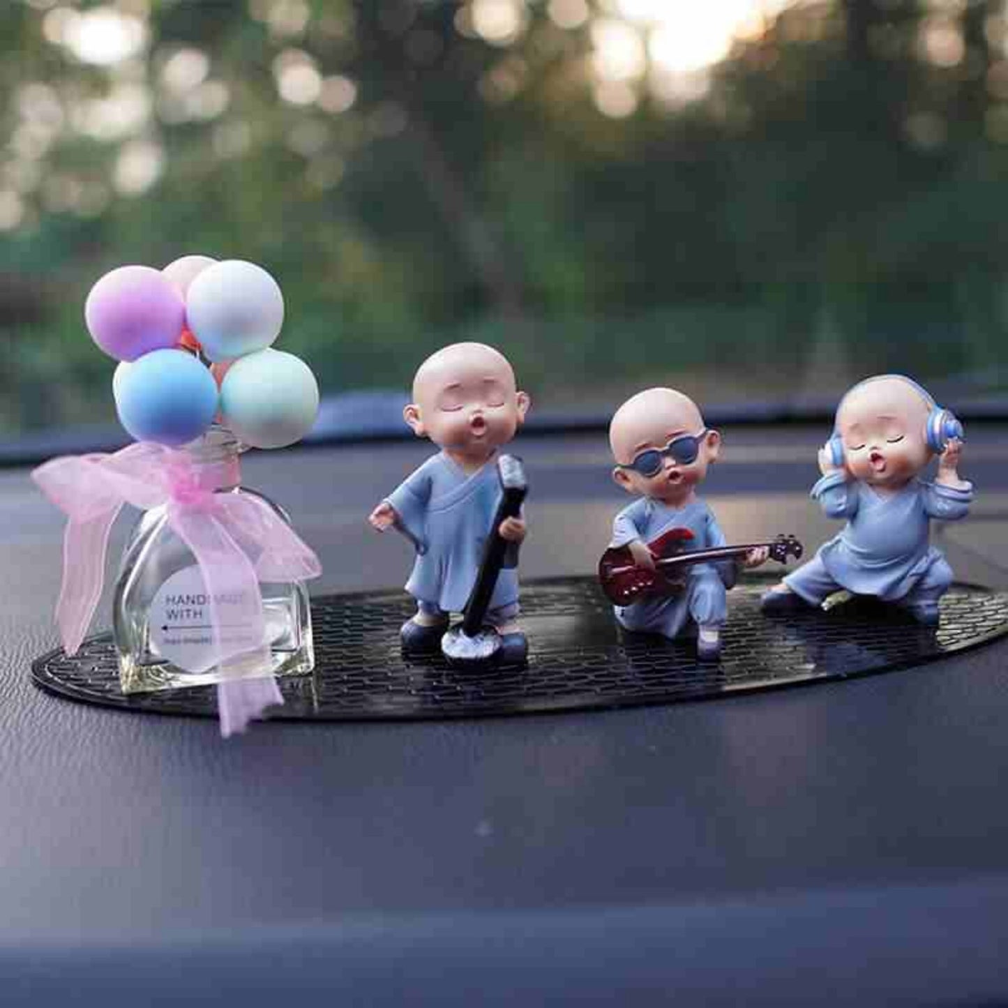 Car Ornament Creative Band Little Monk