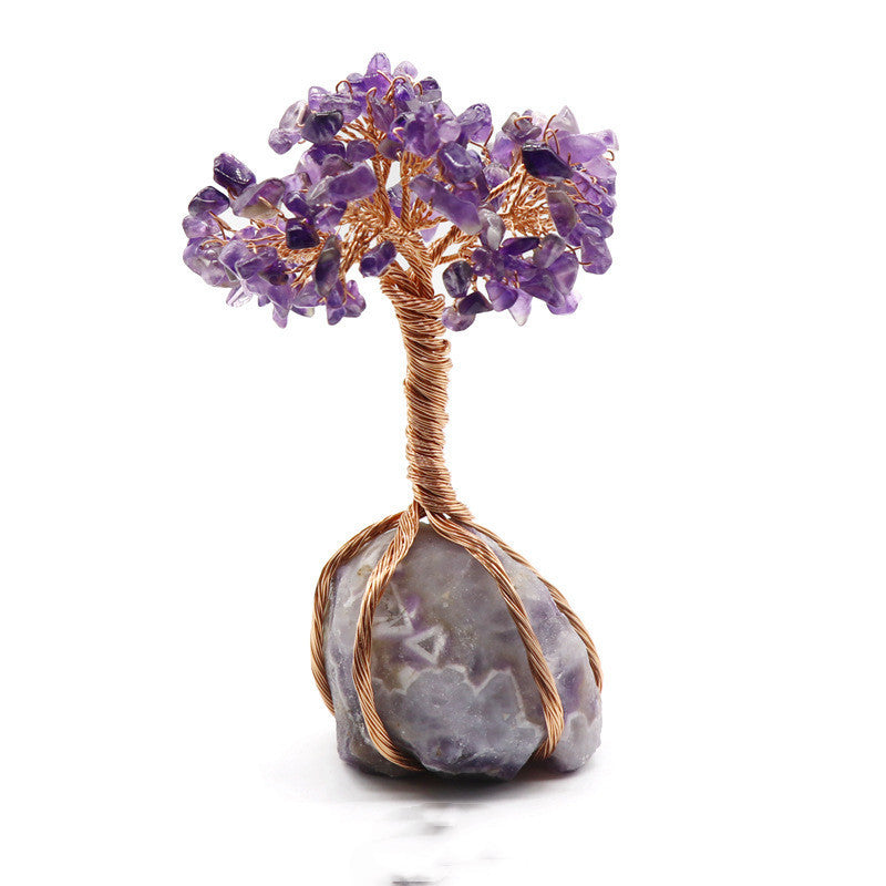 Lucky Jinbao Fortune Tree Crystal Ornaments