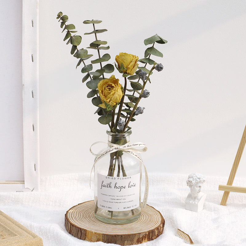 Decorative Ornaments Of Dried Flower Bouquets