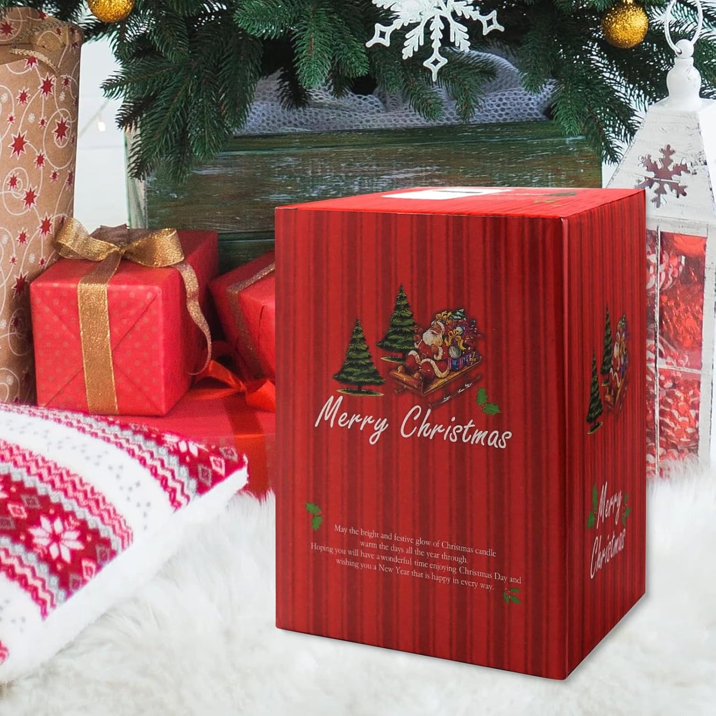 Christmas Full Crystal Ball Creative Music Box Decoration