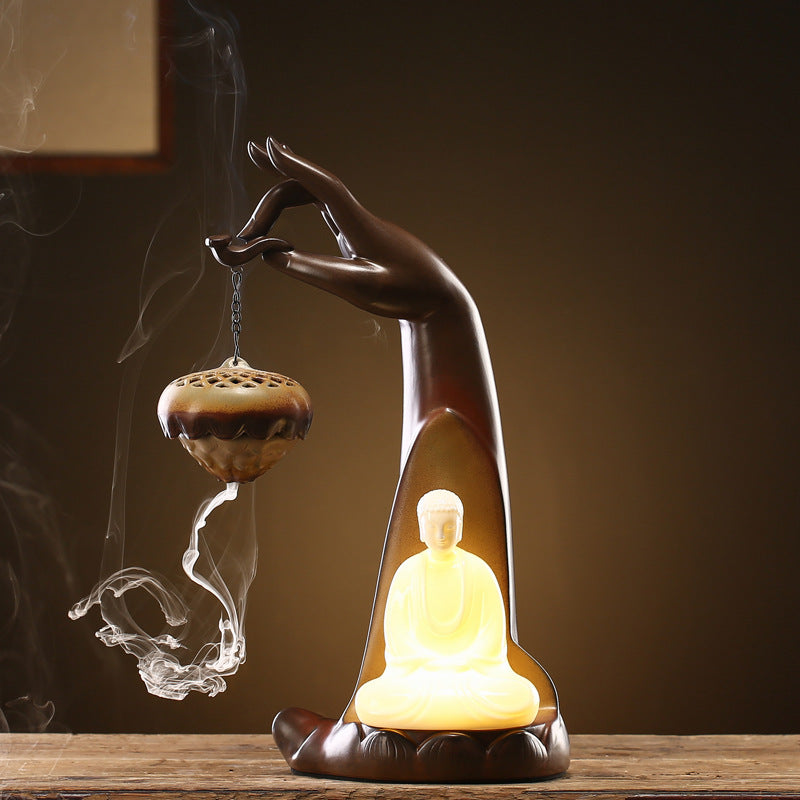 Creative Backflow Incense Burner Ornaments Hanging
