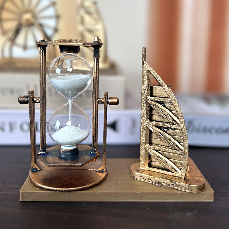Retro Ferris Wheel Quicksand Hourglass Ornaments