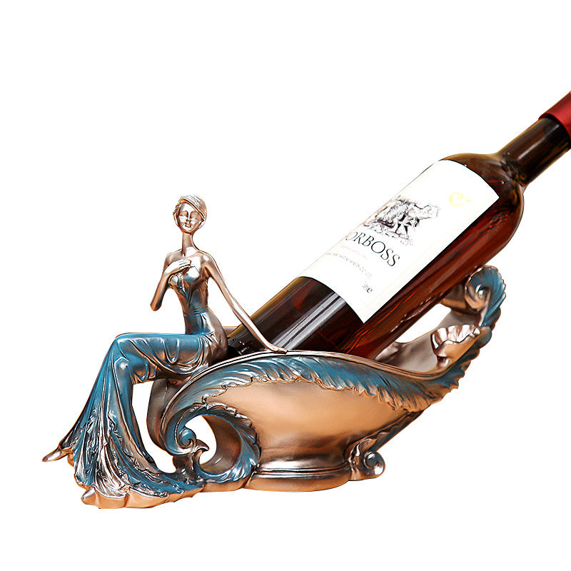 Étagère à vin rouge Accessoires pour la maison Artisanat en résine Décoration Salon