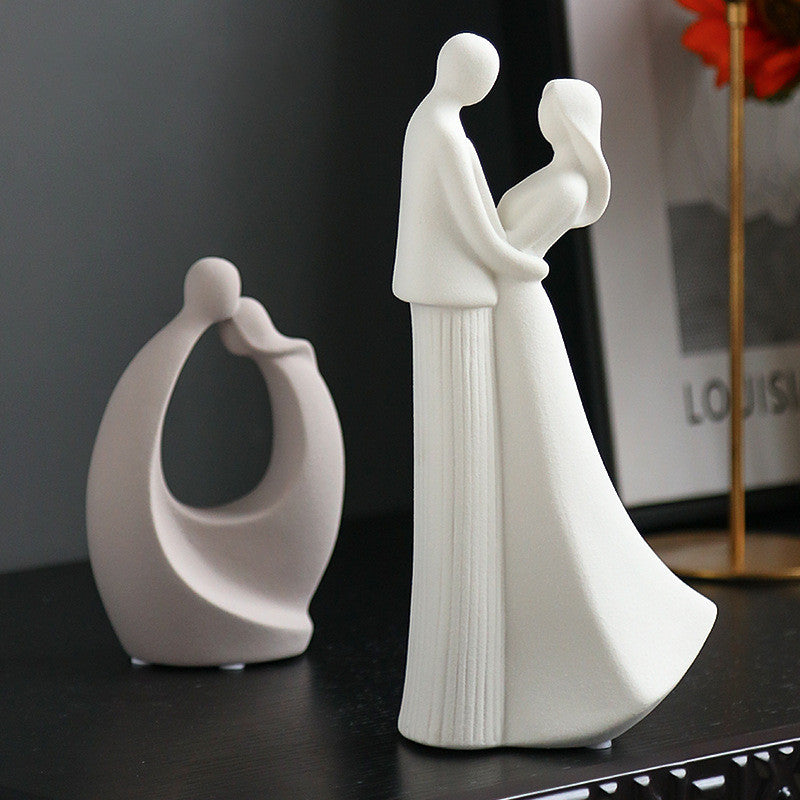 Abstract Artistic Portrait Ornaments – Unique Creative Home Décor