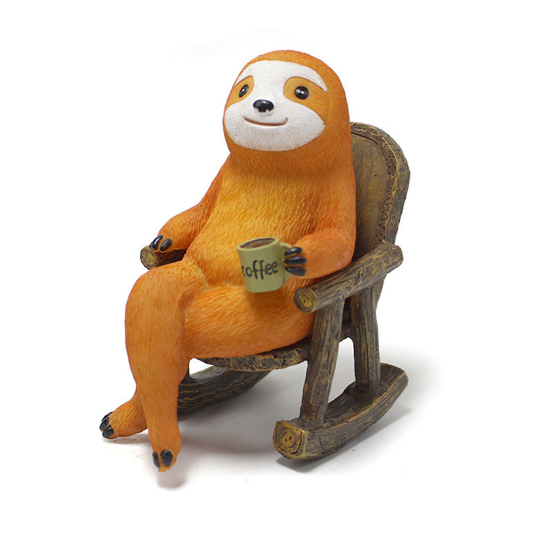 Sloth American Garden Courtyard Decoration Resin Decorations