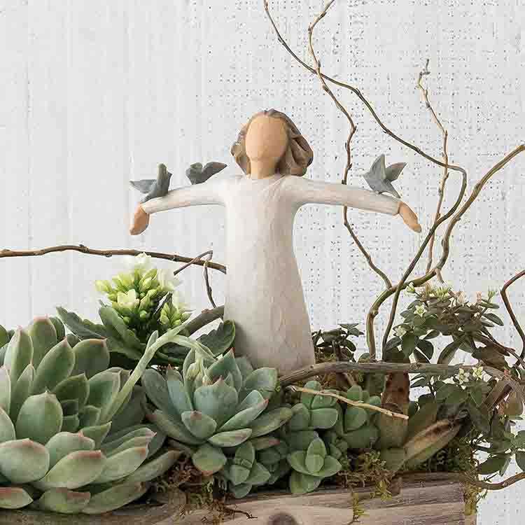 Home Fashion Resin Angel-shaped Crafts Ornaments