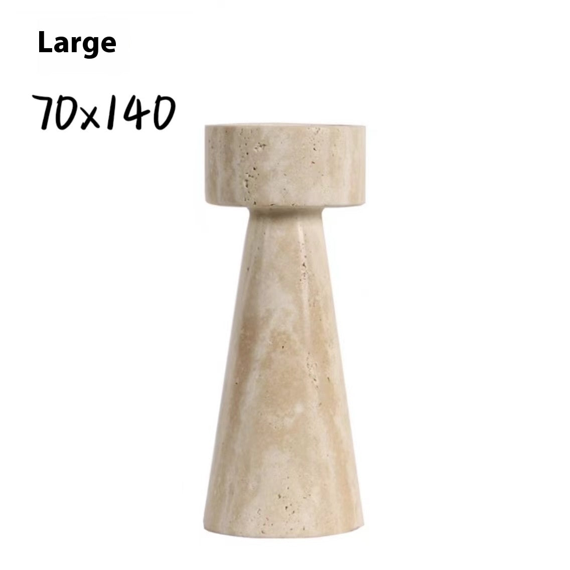 Creative Natural Cave Stone Candlestick Furnishings Ornaments