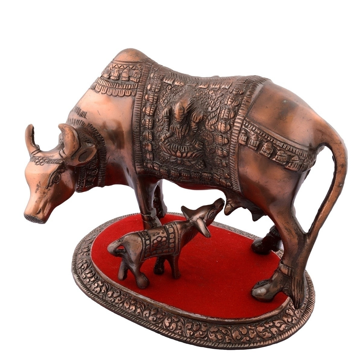 Kamdhenu Cow And Calf Calf Statue Animal Figurines