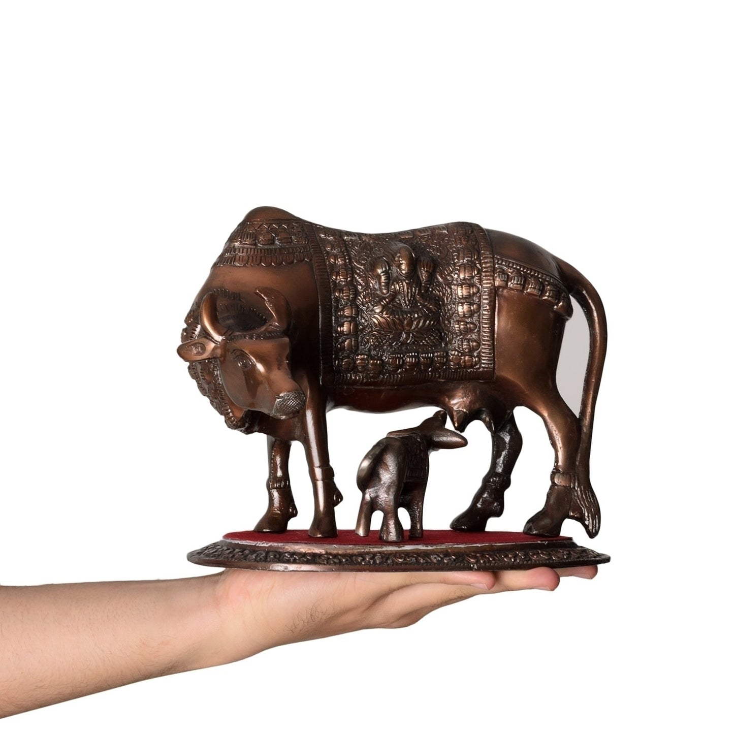 Kamdhenu Cow And Calf Calf Statue Animal Figurines