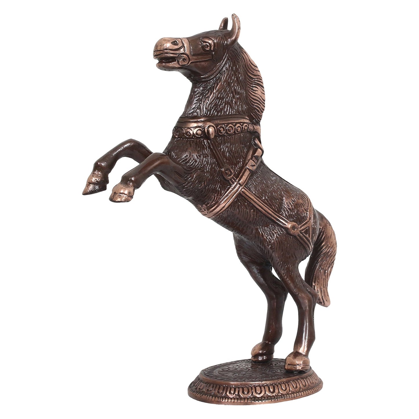 Decorative Jumping Horse Figurine Antique Showpiece
