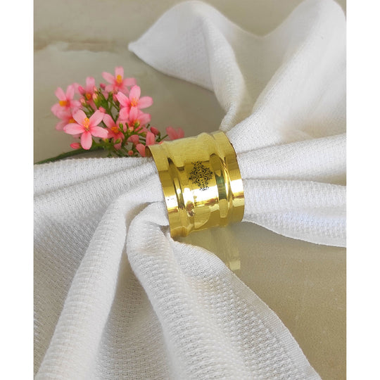 Pure Brass Designer Napkin Ring