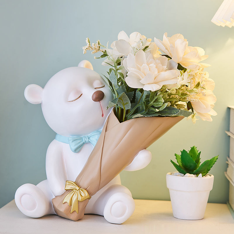 Creative Bear Vase Decoration Living Room TV Cabinet Decorations