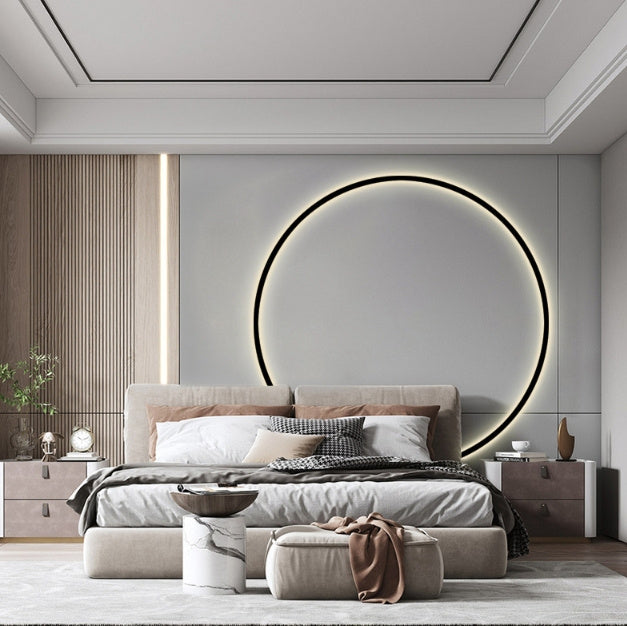 Round Wall Lamp Creative Personalized Bedroom Bedside Lamp Simple Modern