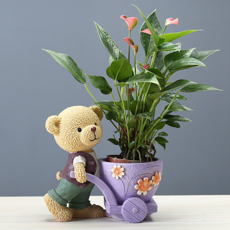 Resin Lovely Personality Indoor Fleshy Pot