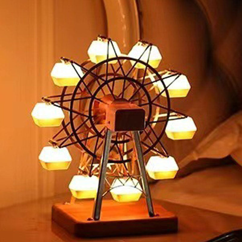 Ferris Wheel Home Decorative Creative Small Night Lamp Rotating Atmosphere Lamp