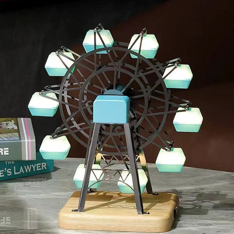 Ferris Wheel Home Decorative Creative Small Night Lamp Rotating Atmosphere Lamp