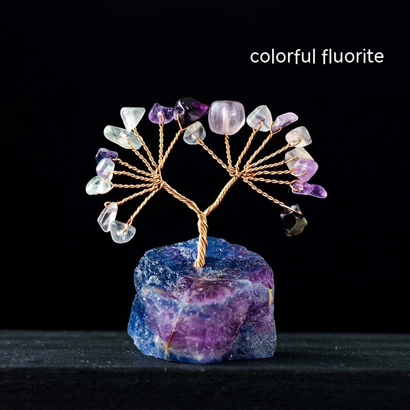 Natural Colorful Crystal Stone Ornaments
