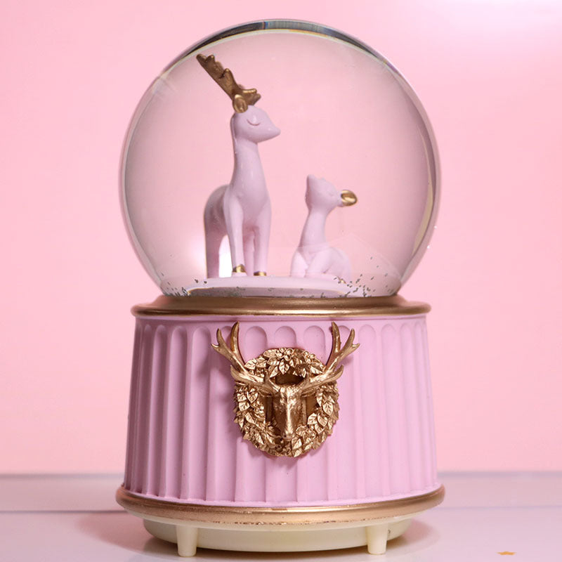 Nordic Style Deer Music Box
