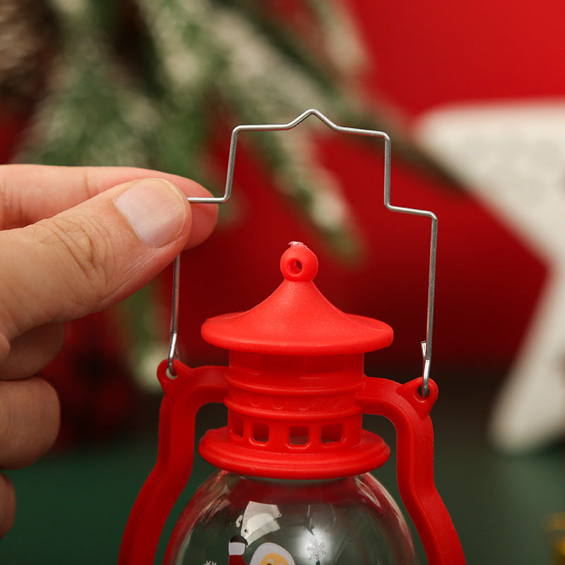 Christmas Decorations LED Portable Small Oil Lamp
