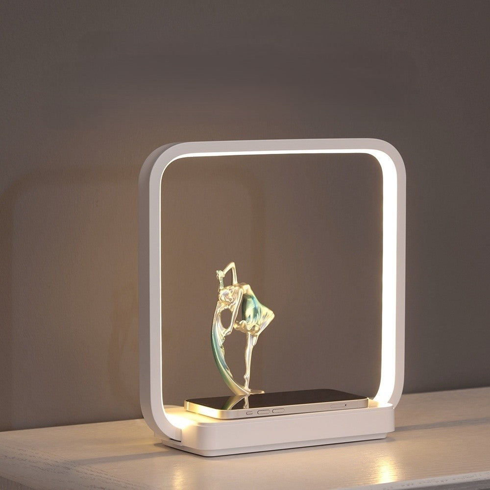 Atmosphere Table Lamp & Wireless Charger – A Fusion of Art and Technology