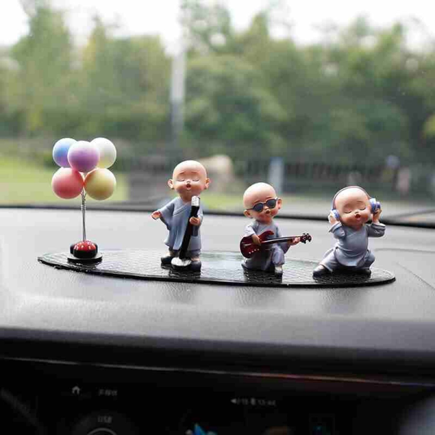 Car Ornament Creative Band Little Monk