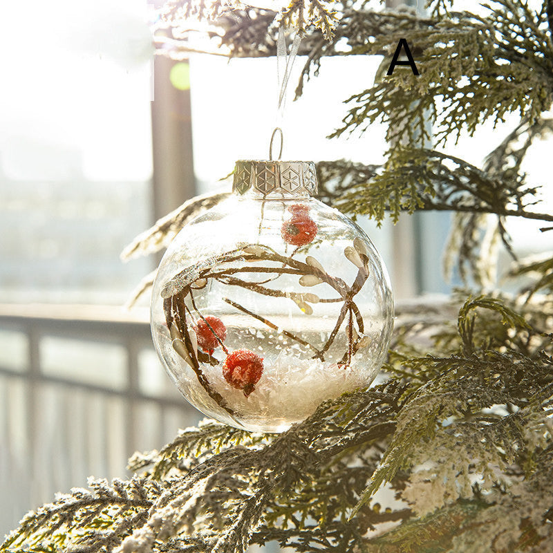 Décorations de sapin de Noël du Nouvel An Boules en plastique mixtes peintes en poudre dorée brillante