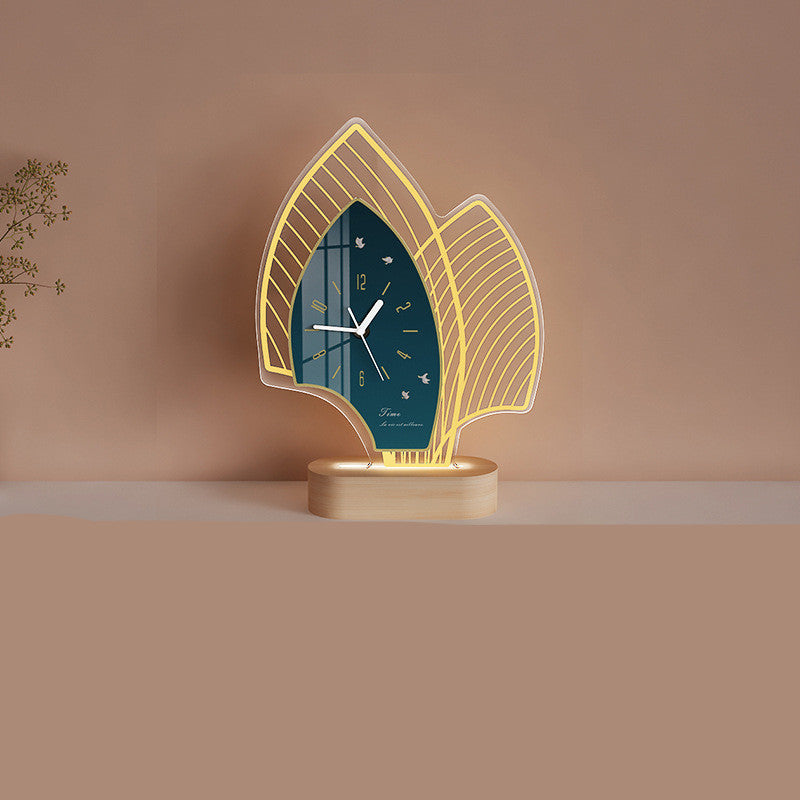 Horloge de bureau de style luxueux et léger
