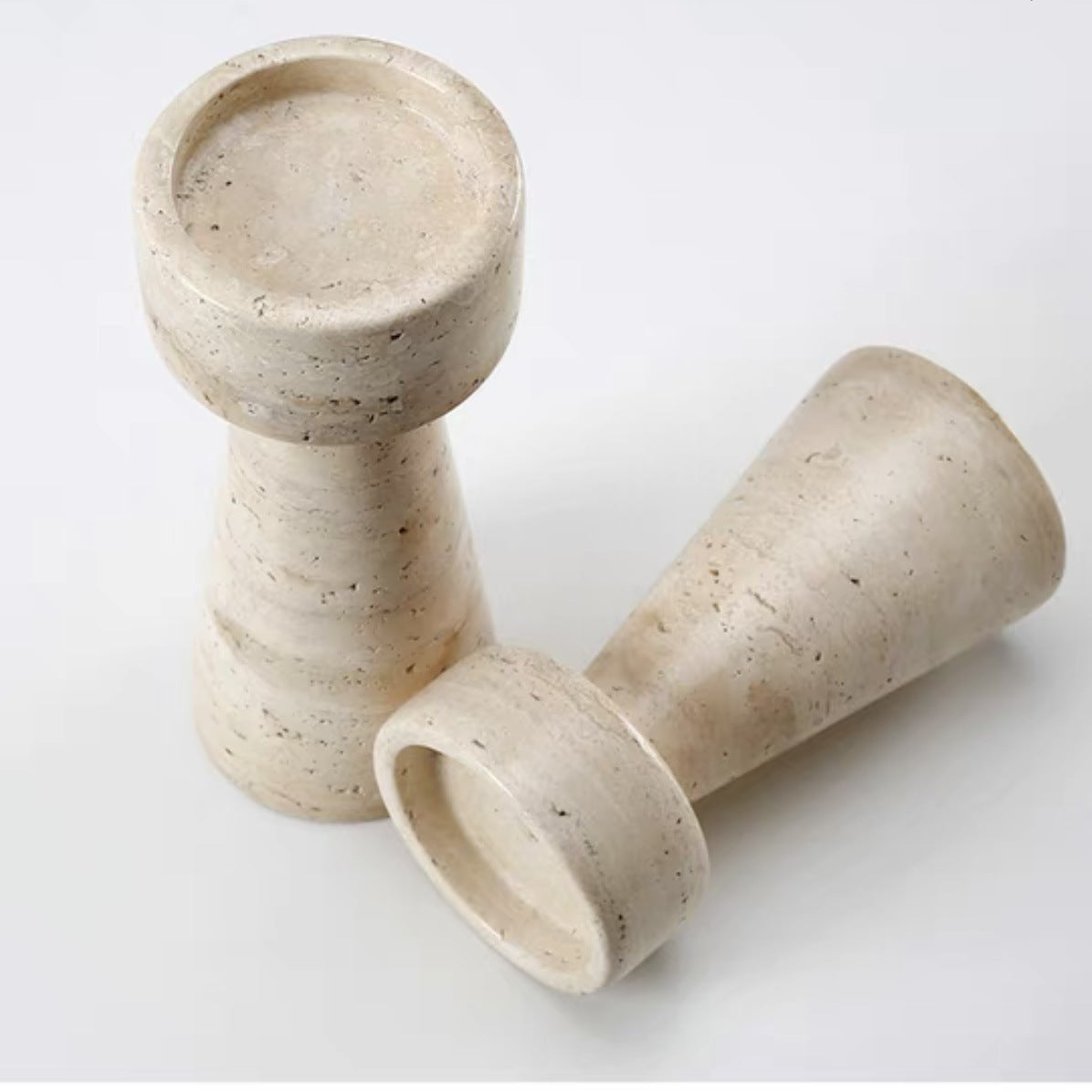 Creative Natural Cave Stone Candlestick Furnishings Ornaments