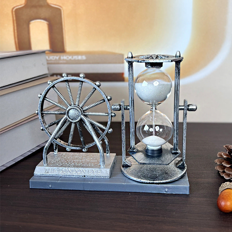 Retro Ferris Wheel Quicksand Hourglass Ornaments