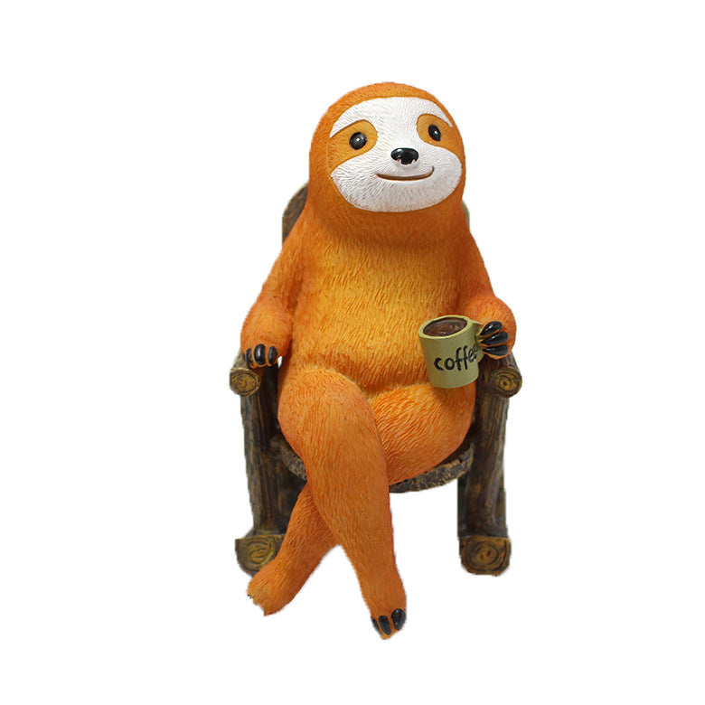 Sloth American Garden Courtyard Decoration Resin Decorations