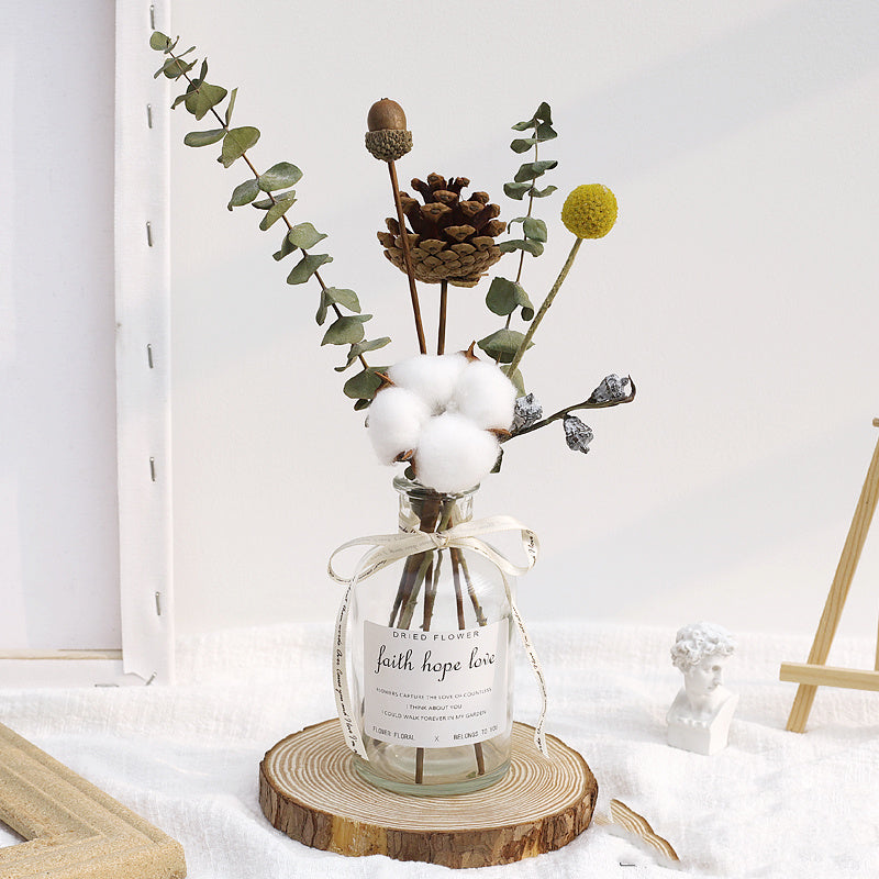 Decorative Ornaments Of Dried Flower Bouquets