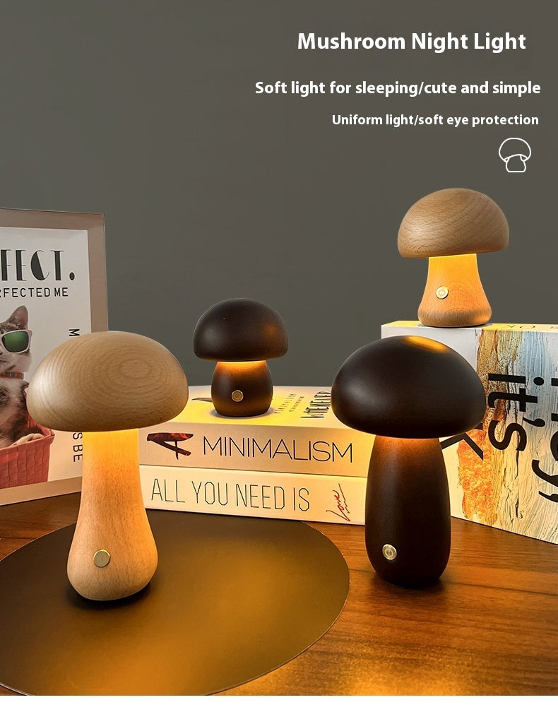 Creative Mushroom Decoration Bedroom Bedside Night Lamp