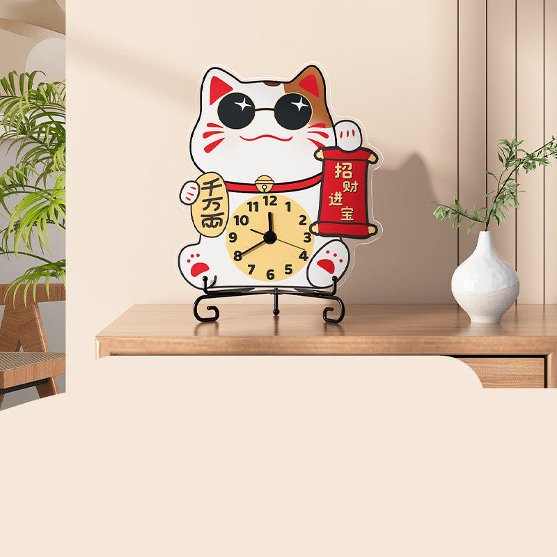 Horloge de bureau de style luxueux et léger