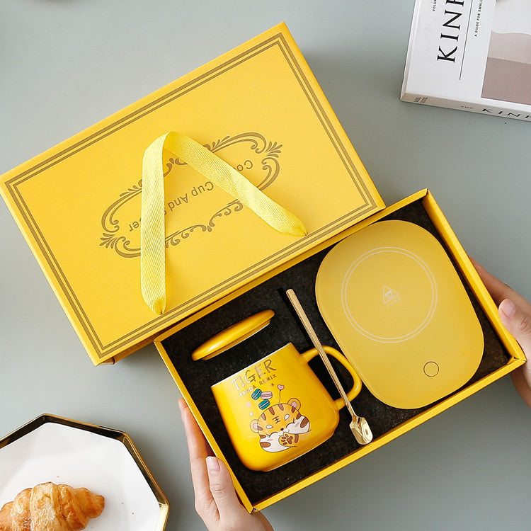 Ceramic Mug 55 Degree Constant Temperature Gift Box Set