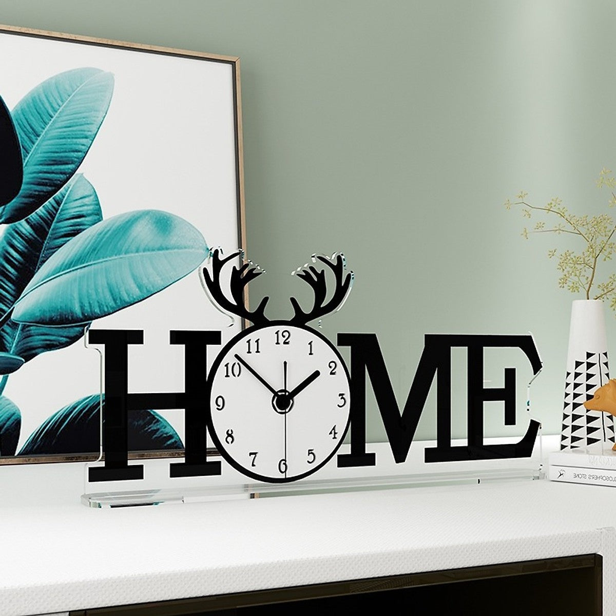 Horloge de bureau de style luxueux et léger
