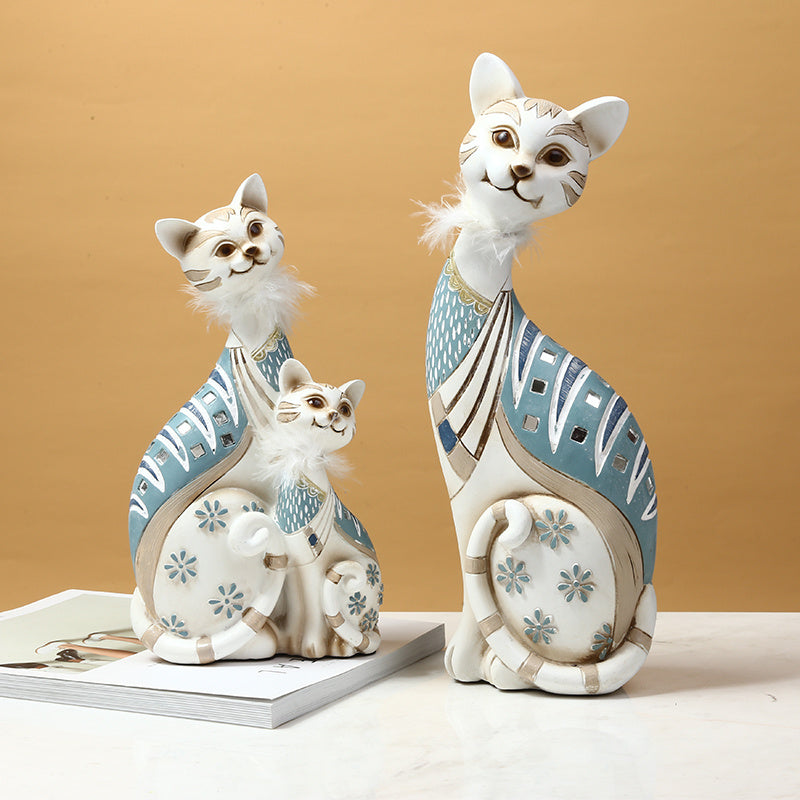 Cute Cat Decoration Creative Porch Decoration Living Room Wine Cabinet