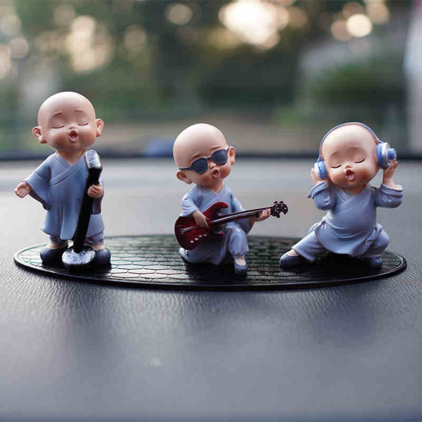 Car Ornament Creative Band Little Monk