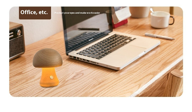 Creative Mushroom Decoration Bedroom Bedside Night Lamp
