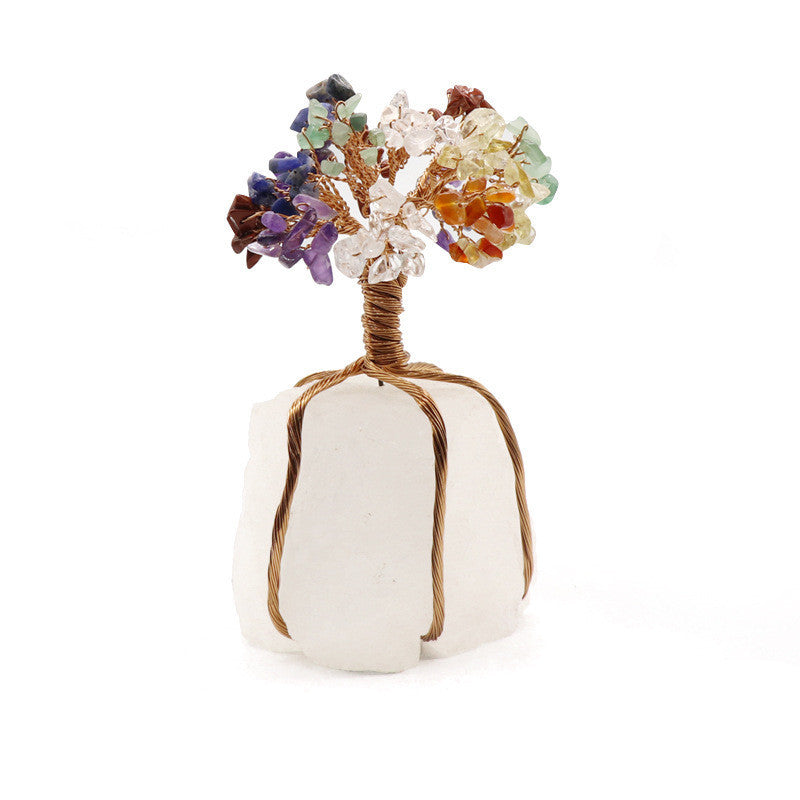 Lucky Jinbao Fortune Tree Crystal Ornaments