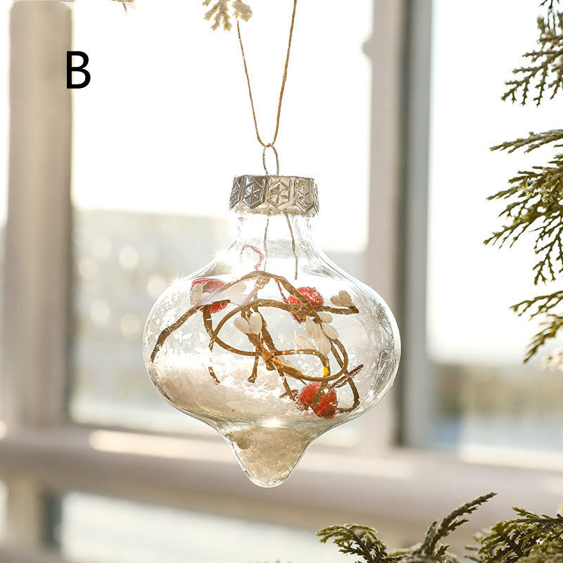 Décorations de sapin de Noël du Nouvel An Boules en plastique mixtes peintes en poudre dorée brillante