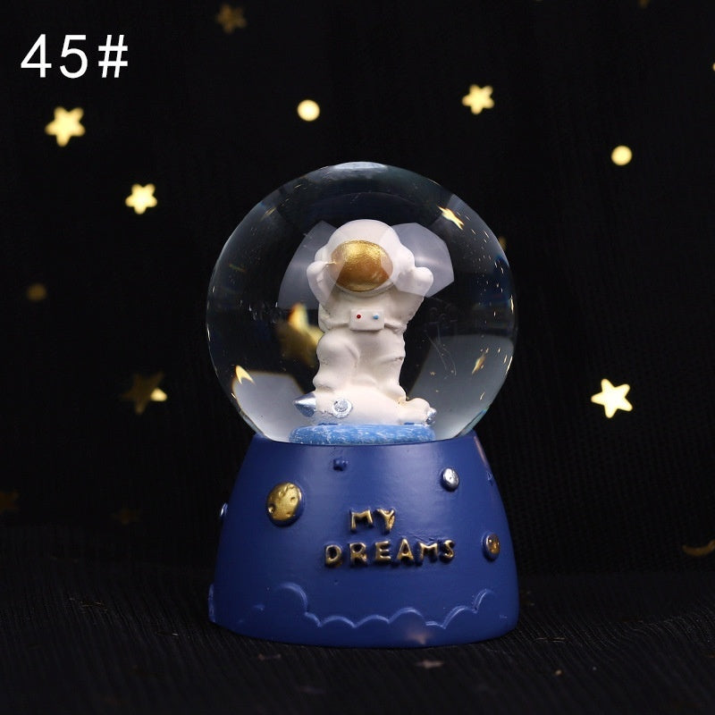 Animal Party Luminous Crystal Ball Music Box