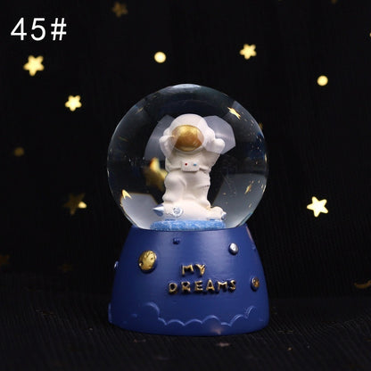 Animal Party Luminous Crystal Ball Music Box