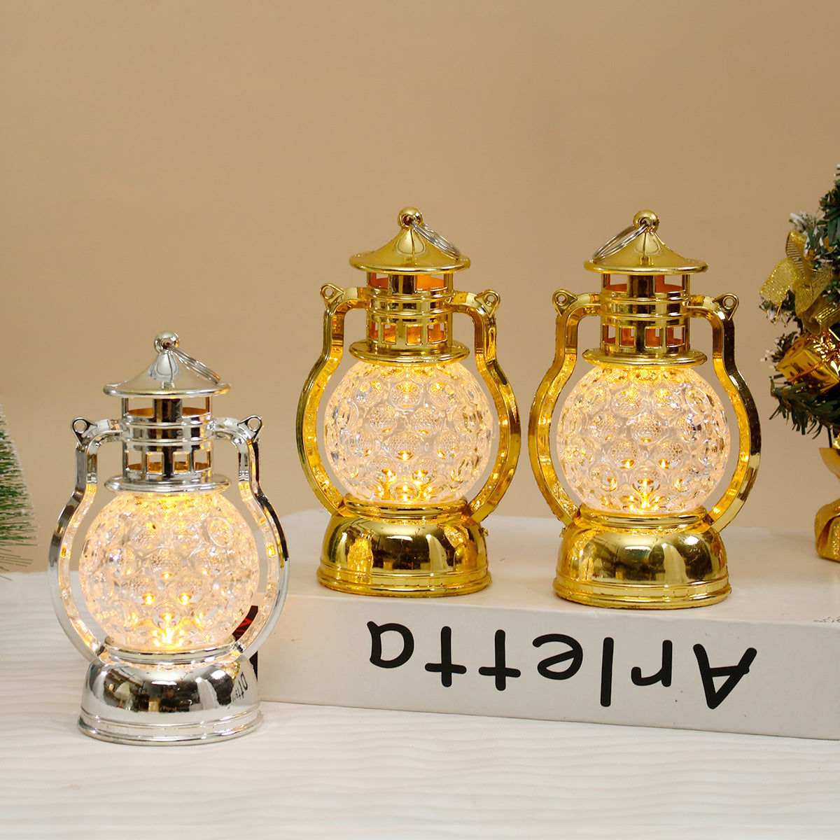 Creative Retro Small Oil Lamp Led Decoration Small Night Lamp