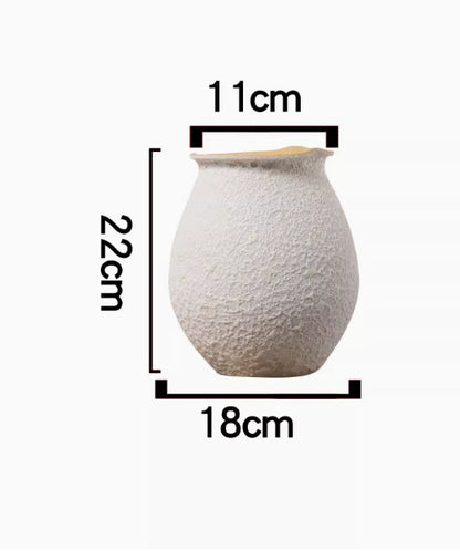 White Vase Desktop Flower Arrangement Ornaments