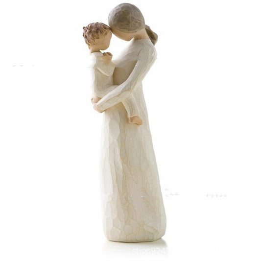 Resin Mother and Baby Crafts Home Decoration  Ornaments
